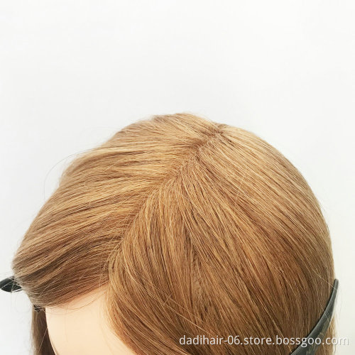 Salon Light blonde color 100% Human Hair Mannequin Doll Training Head Practice Head Wholesale